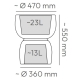Prosperplast ETHICK Doniczka DUALA Round TDR48