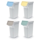 Zestaw koszy do segregacji Stackbox Q 4x25 L jasnoszare